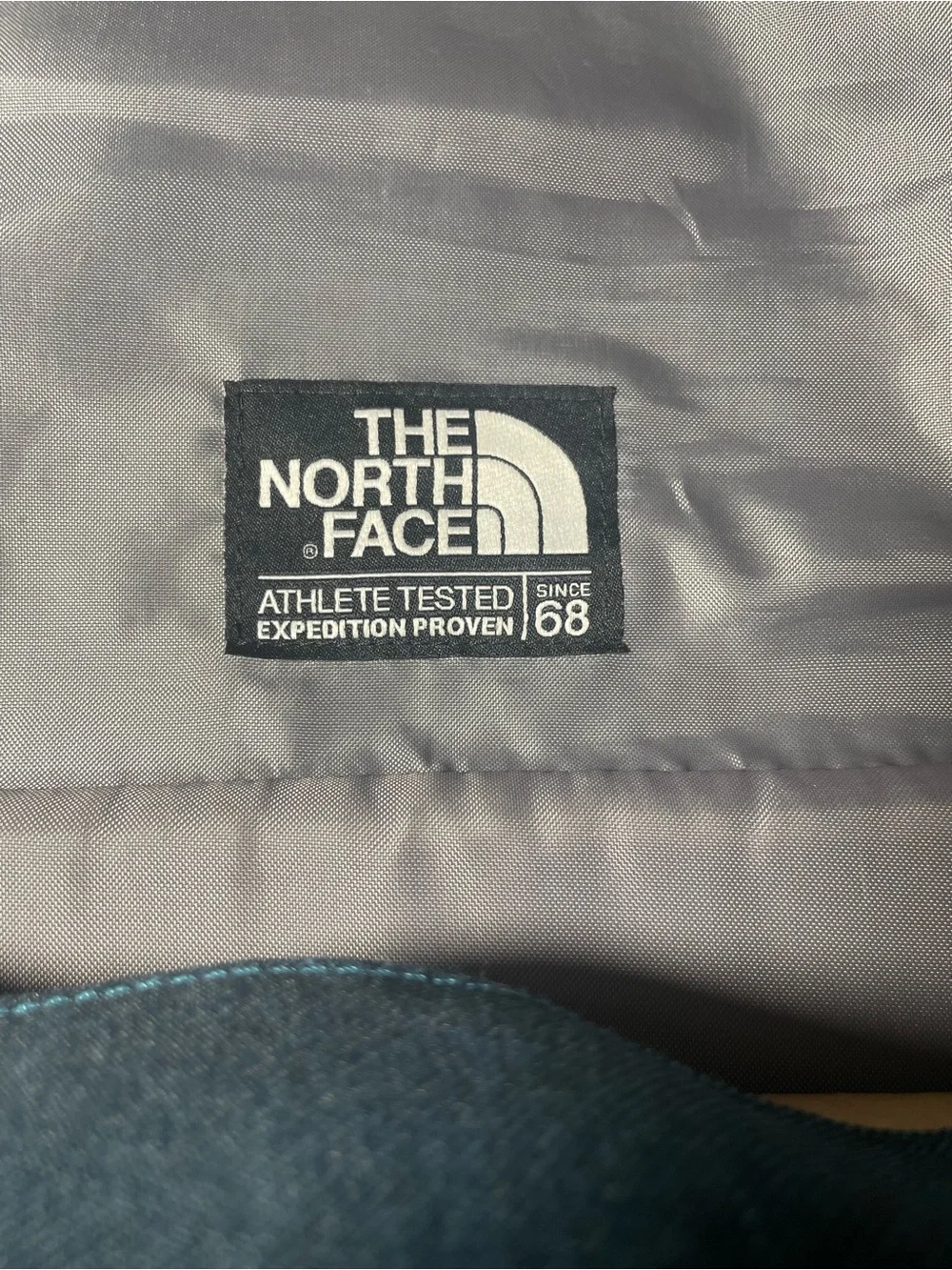 The North Face Navy Blue & Black Roll Top Messenger Bag Laptop Backpack
